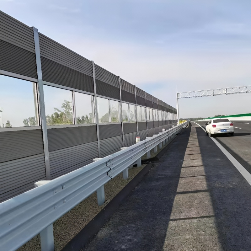 Aluminum Noise Barrier Highway See Through Sound Barrier Fence