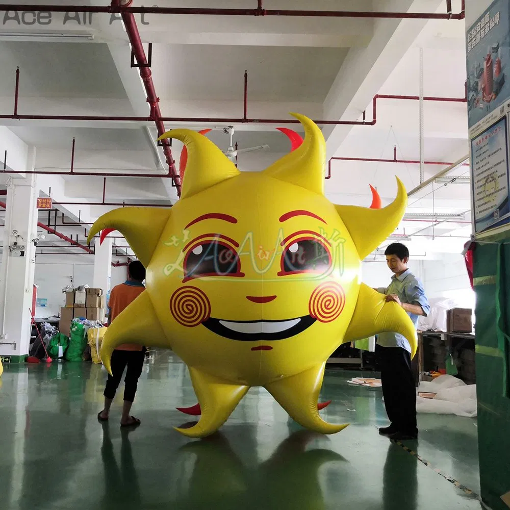 Inflatable Floating Sun Air Decorative Sunflower Model for Outdoor Display