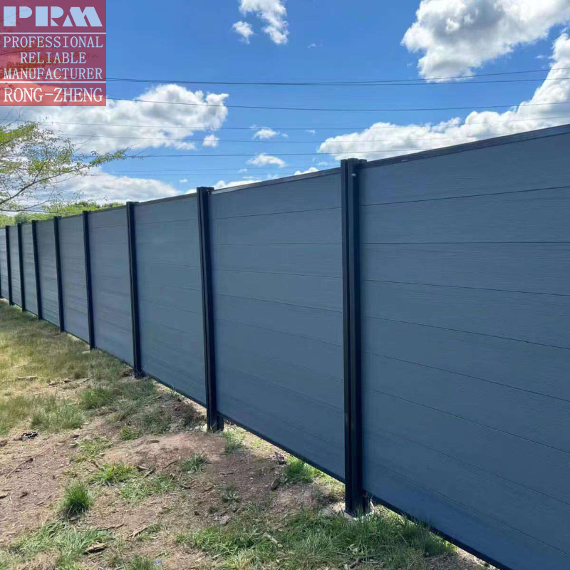 Hot Sale WPC Waterproof Decorative Composite Yard Fence Outdoor Wood Plastic Composite Fence Panels