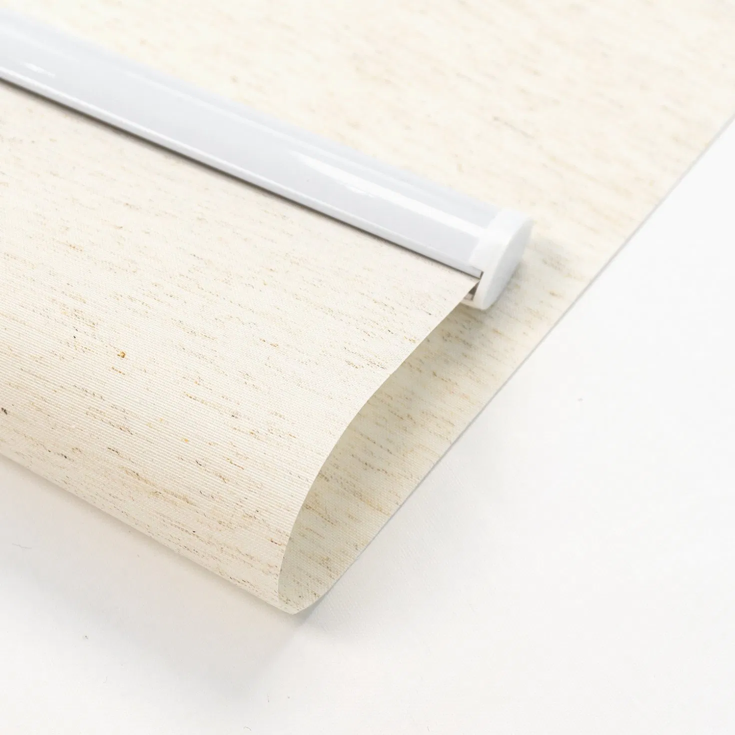 Sisheng Natural Fabric Roman Window Shades Light Filtering Roman Blinds Easy to Install