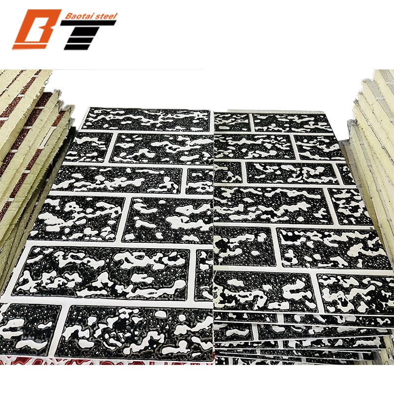 Color Steel Metal EPS Sandwich Panels for Walls and Roofs