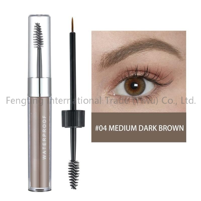 Waterproof Eyebrow Setting Gel Enhancer Wholesale Eye Brows Extensions Enhancer Double Head Liquid Tinted Eyebrow Gel