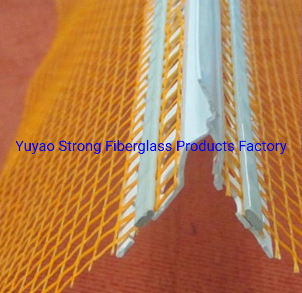 PVC Corner Profile with Fiberglass Mesh Used for Wall Corner Material