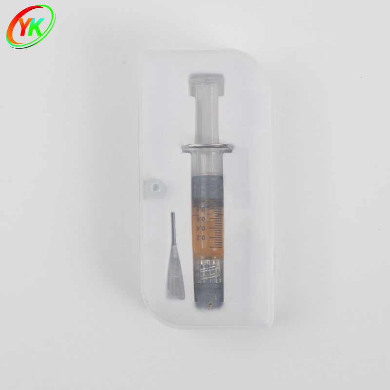 1ml Capacity Heat Resistant Reusable Borosilicate Glass Syringe Plastic Box