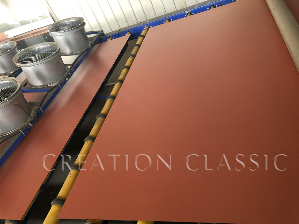 White Painted Low Iron Glass / Painted Glass for Whiteboard