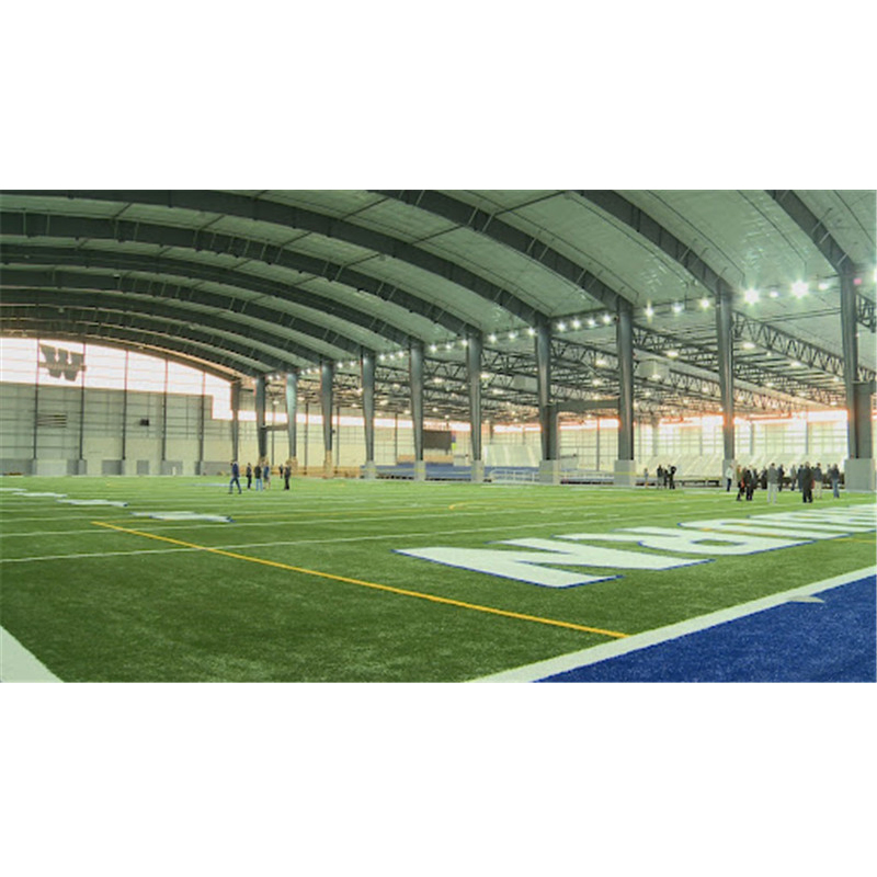 Q355 Fast Build Prefabricated Steel Structure Design Badminten Basketball Sports Hall Football Stadium