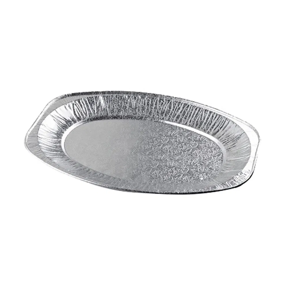 Factory Outlet Disposable Oval Roasting Fish Aluminium Foil Pan