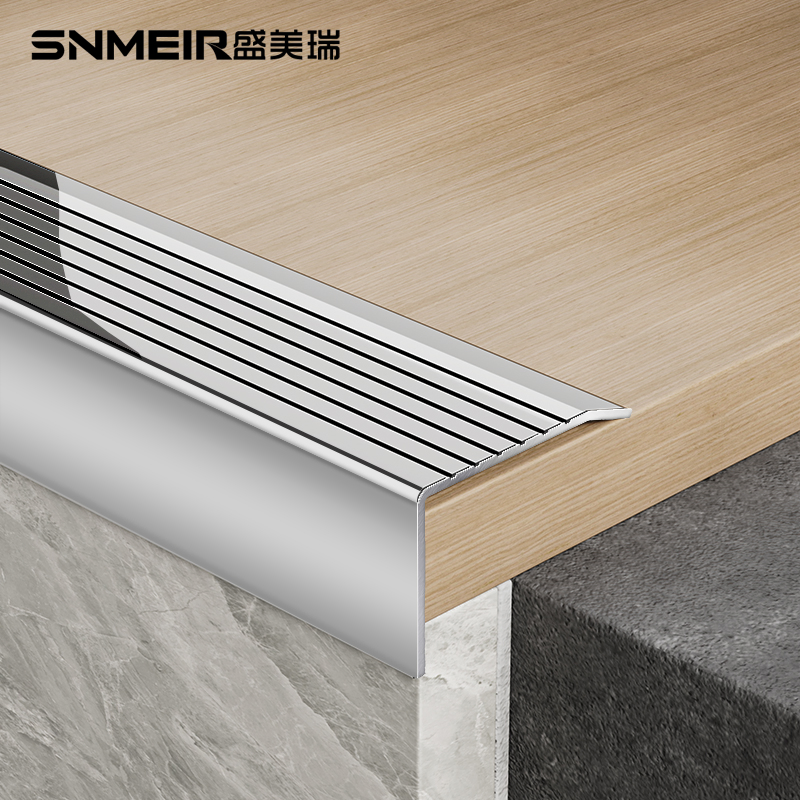 High-Quality Metal Corner Stair Nosing with Custom Tile Trim Lengths