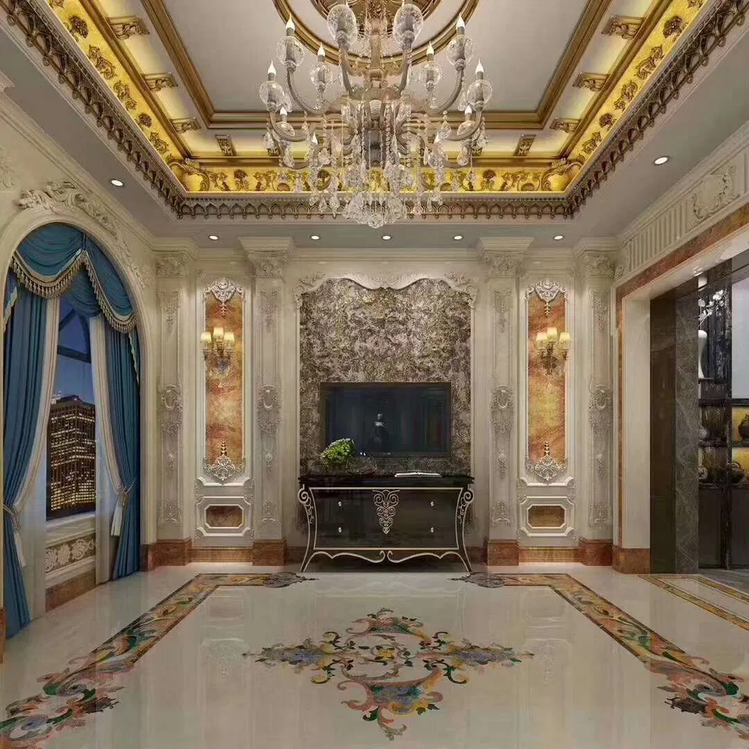 Мраморная мозаика Water Jet Medallion 25x25 см