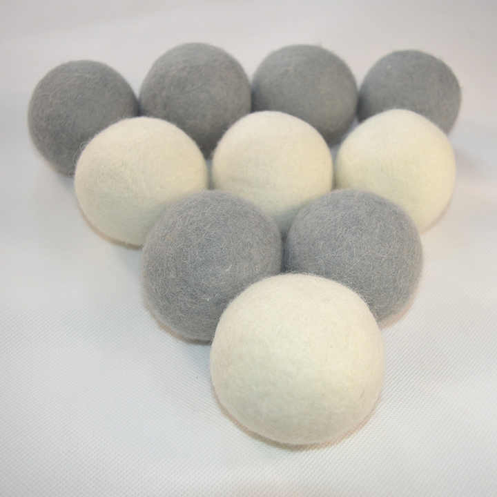 Best Selling Products 2025 New Trending in USA Private Label Organic Wool Dryer Balls for Laundry Washing Machine