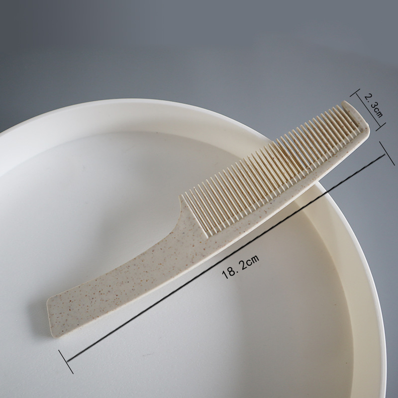 Environmentally Friendly Wheat Straw Hair Comb for All Hair Types