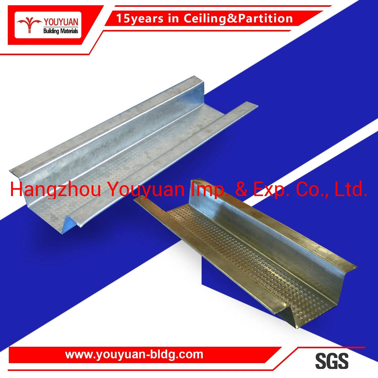 Steel Furring Channel Metal Ceiling Profile for Suspension
