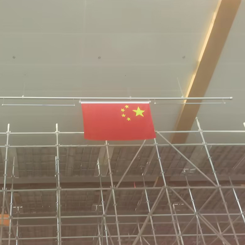 Motorized Award Stadium Flag Pole for International Sports Events Metal Award Flagpole