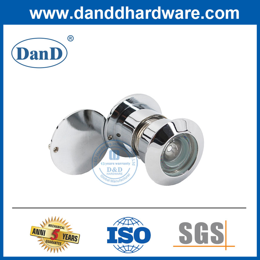 200 Degree Polish Chrome Plated Door Viewer for External Door