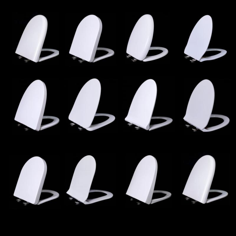Bathroom Accessories U Shape Soft Hinge Toilet Seat Cover in PP Factory Wholesale Toilet Seat