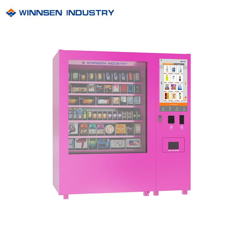 High Grade 32 Inch Screen Vending Machine with Income Report Function