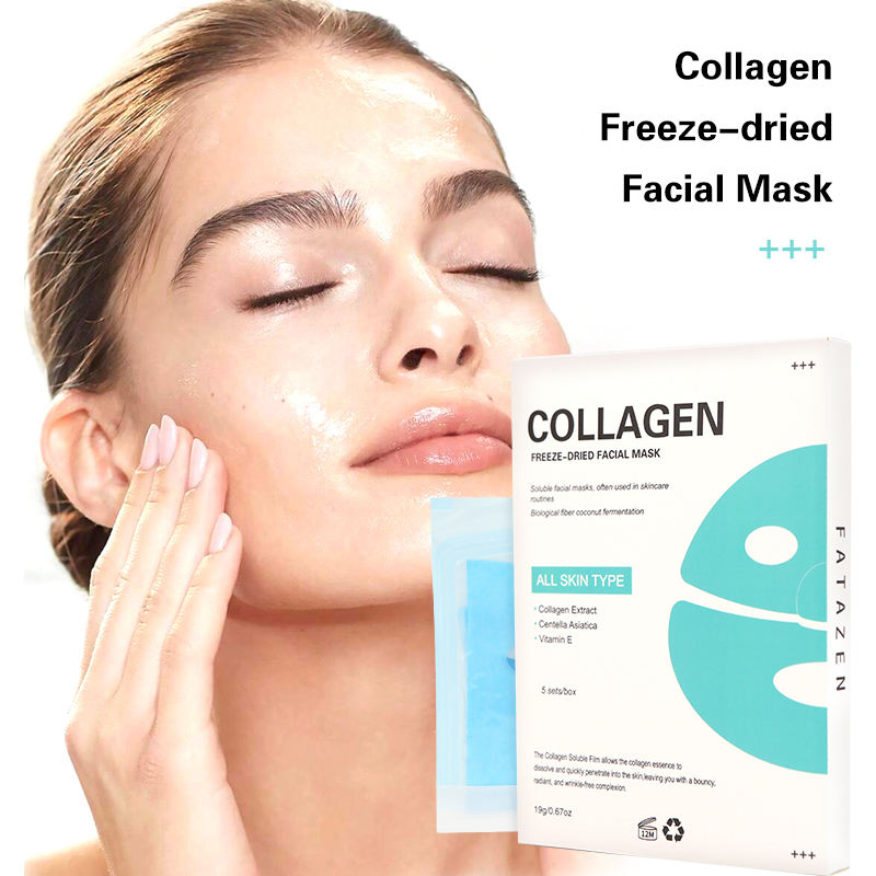 Fatazen Wholesale High Quality Beauty Products Deep Moisturizing Facial Mask Real Collagen Tension-up Facial Skin Care Masks