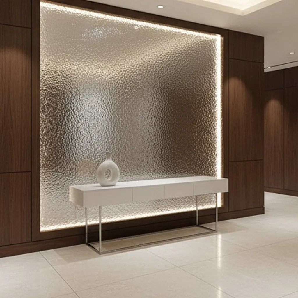 Polished Edge Scratch-Resistant Tabletop Glass Customized Kitchen Decor Laminated Glass