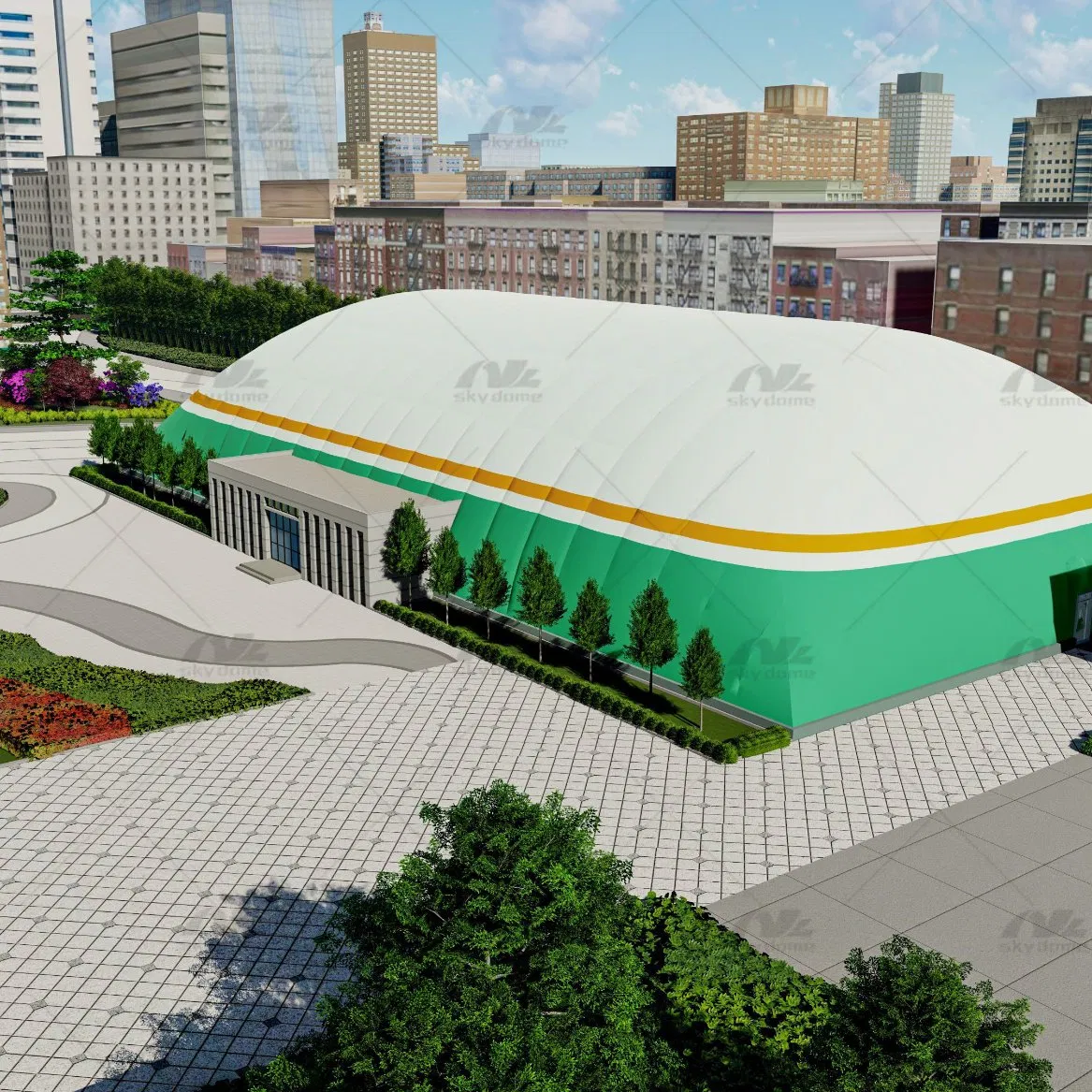 Anti-Smoggy High Strength Membrane Material Dome