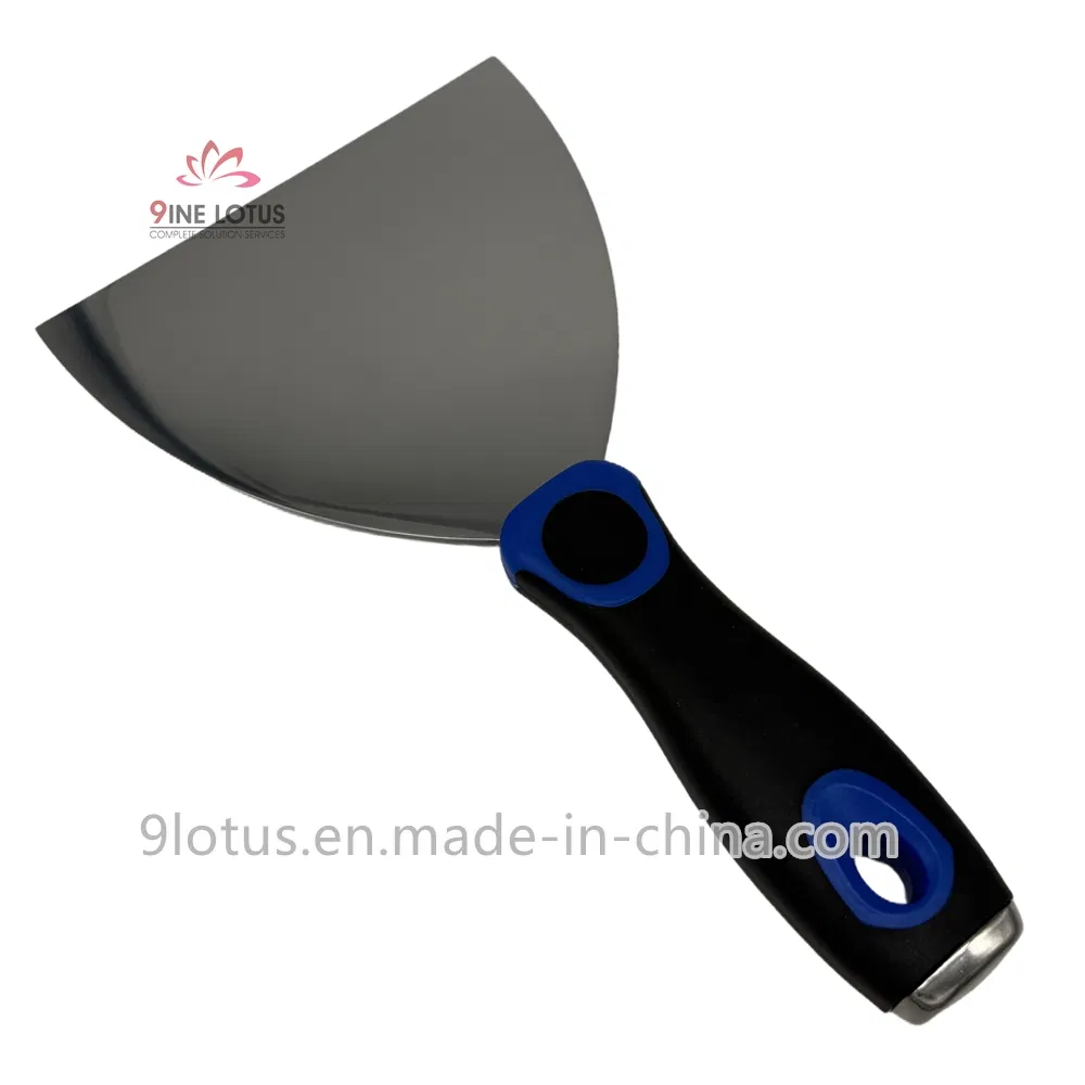 Putty Knife with Plastic Handle Rubber Blade Glass Shovel Cleaning Scraper