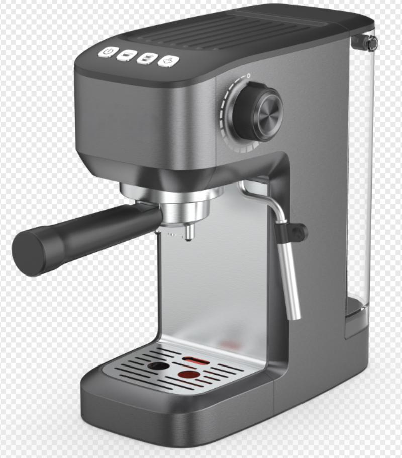Commercial Espresso Machine Electric Italian Semi-Automatic Coffee Machine with Milk Frother