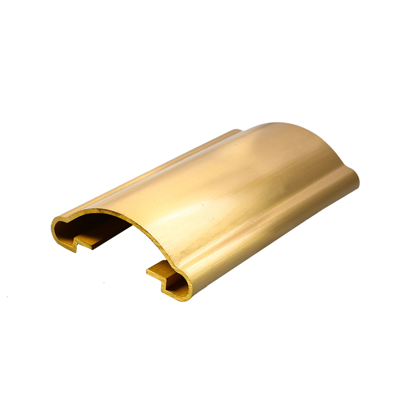 Customized High-End Brass Handrail Profiles for Villa Clubs, Copper Profile Extrusion Processing Manufacturer