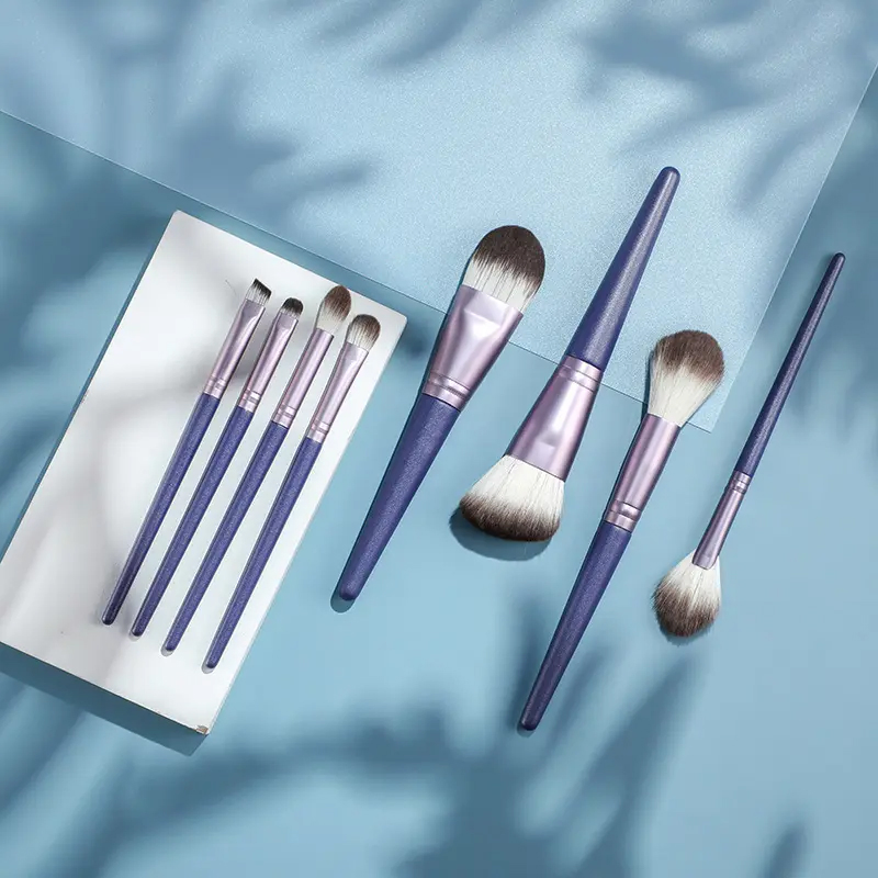 8-PCS Makeup Brush Set Travel Makeup Brush Set Logo Cosmetic Brush Set Best Seller