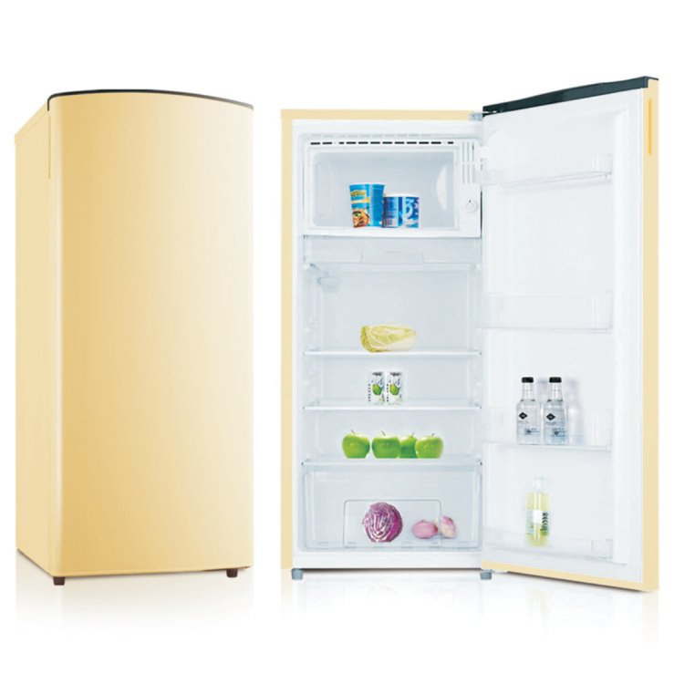 Energy-Efficient Double Door Top Freezer Solar Mini Fridge
