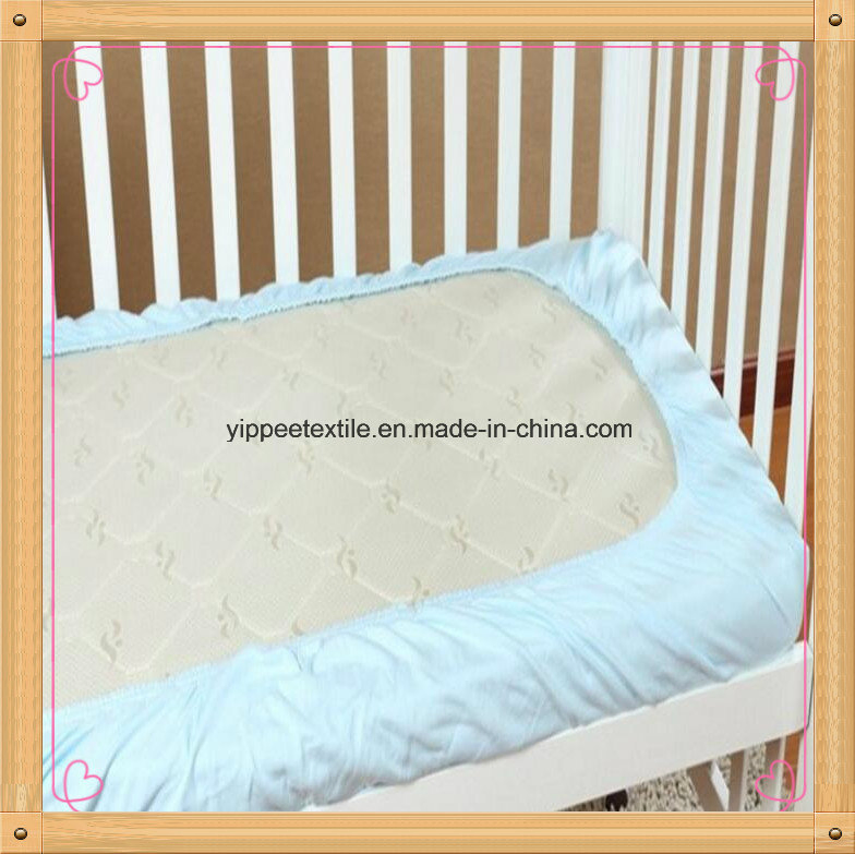 Crib Fitted Sheet Made of Bamboo Knitted Jersey Fabric