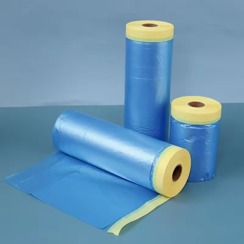 Durable Pre-Taped Masking Film for Car Painting Projects