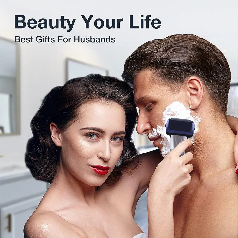 USB Shaving Machine Beard Razor Rechargeable Foil Shaver Reciprocating Electric Shaver for Men