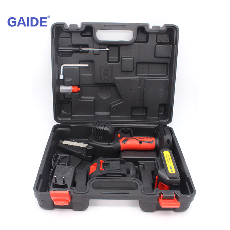China Factory 4 Inch Good Quality 21V LED Light Mini Chainsaw