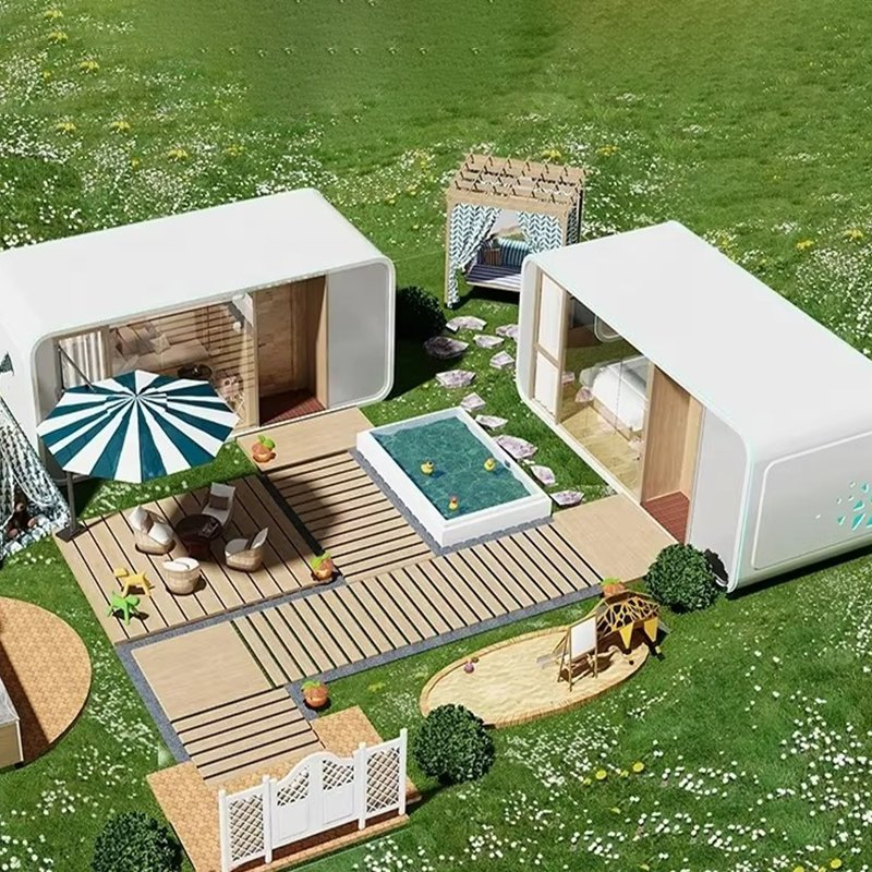 Commercial and Residential Mini Container Houses, Oversized Rvs, Customizable Colors and Styles