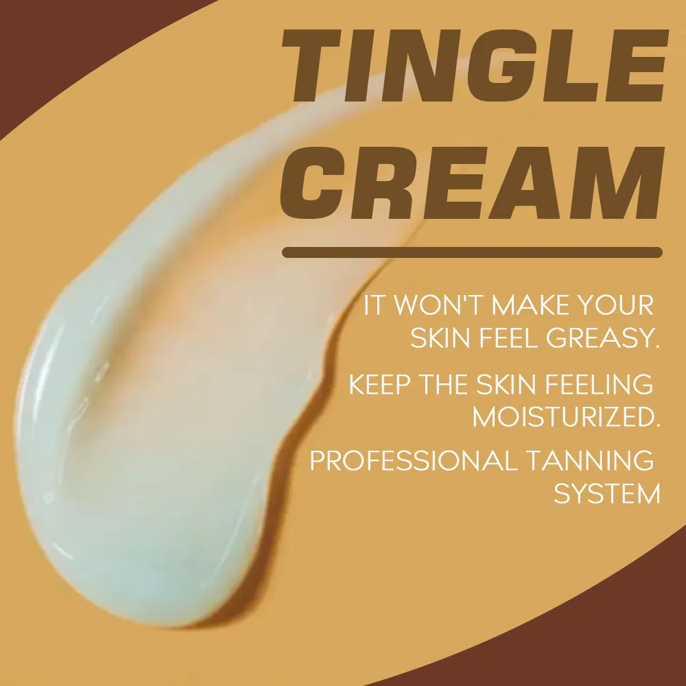 Beauty Cosmetics Skin Care Bronzer Deep Dark Skin Tingle Cream Tanning Cream
