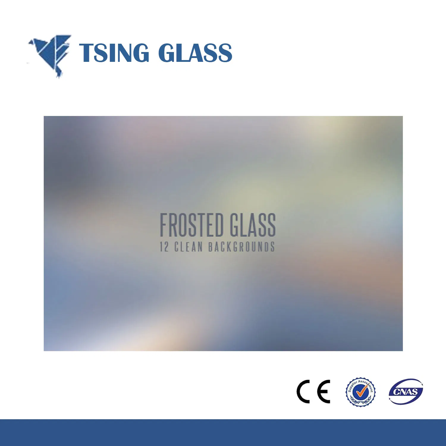 4-15mm Frosting Glass for Bathroom / Door / Office