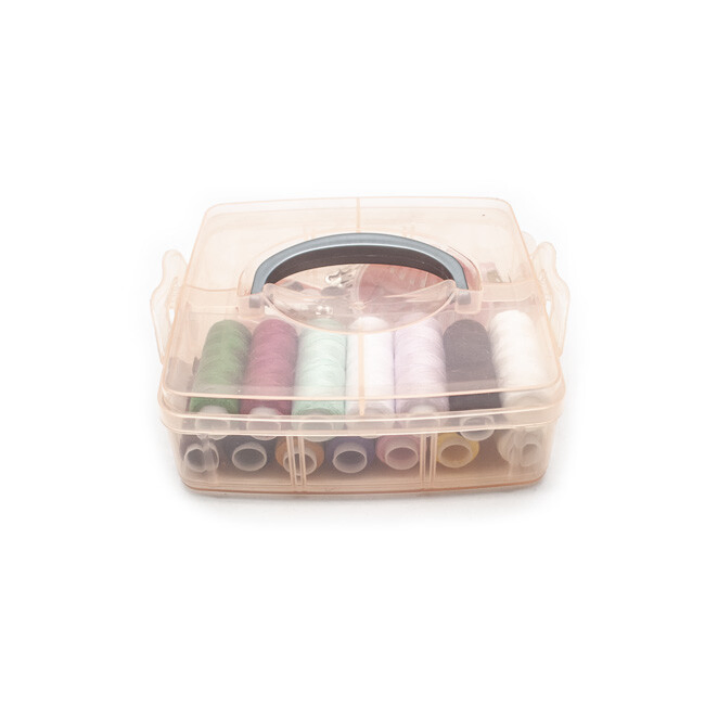 Custom DIY Thread Needle Box Portable Plastic Storage Household Travel Sewing Kit