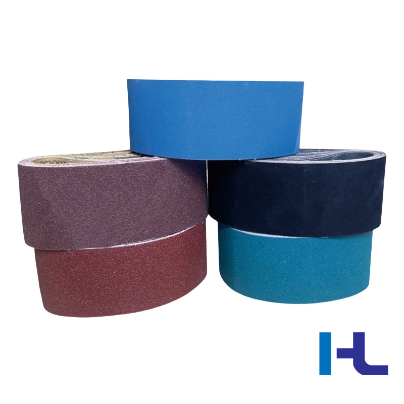 Emery Aluminium Oxide Zirconia Oxide Endless Abrasive Sanding Belts