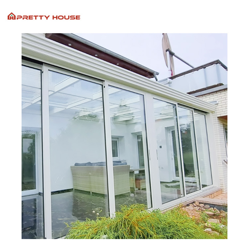 Nordic Sunroom Balcony Garden Exterior Design Aluminum Veranda
