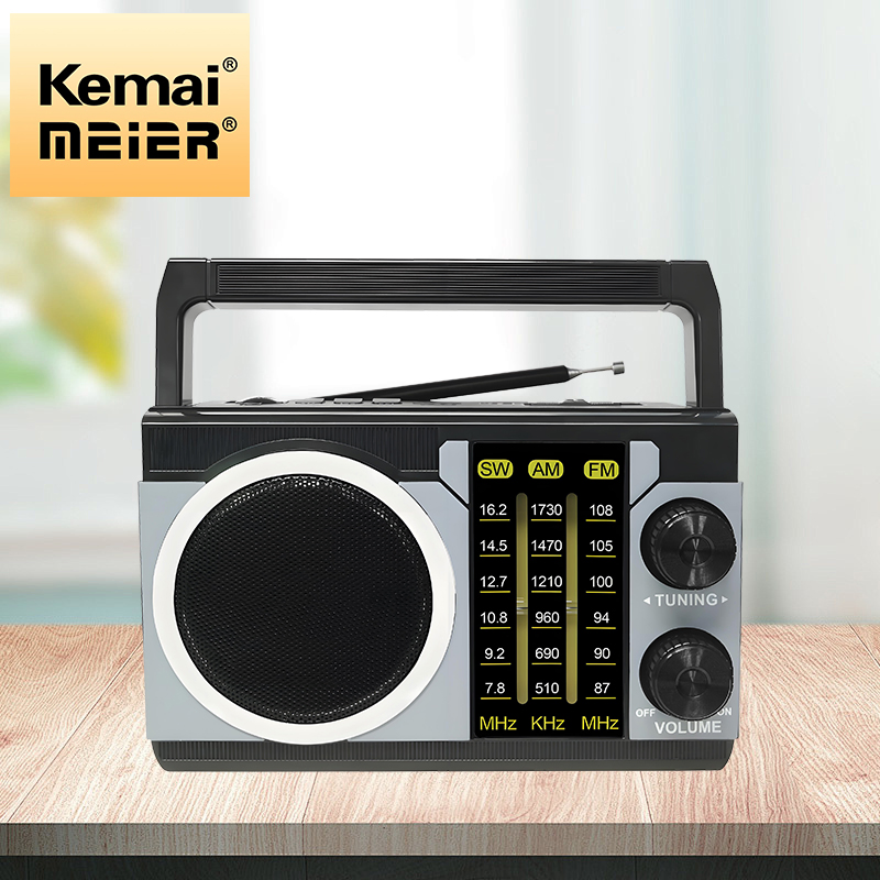 Retro Bluetooth Radio Speaker - Classic Vintage Style with Wireless Bluetooth, FM Radio, and TF Card