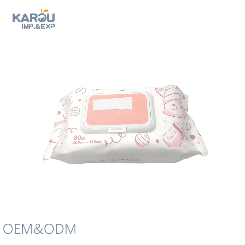 Customizable Mini Flushable Adult Wet Wipes with Vitamin and Aloe
