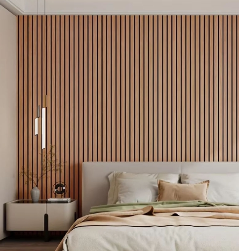 Hot-selling Wood Grain Style Carved Grille Rolls Panels Foam Wall Sticker Home Interior Decoration