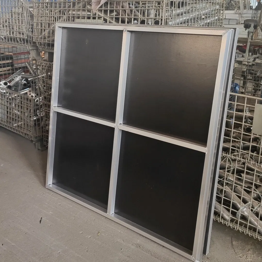 Premium Black Plywood Stage with Durable Aluminum Support Frame