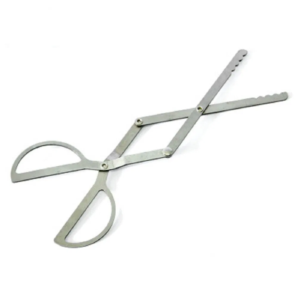 Pickup Tool Folding Tongs Scissor Shape Garbage Food Clip Barbecue Tool Bl13764