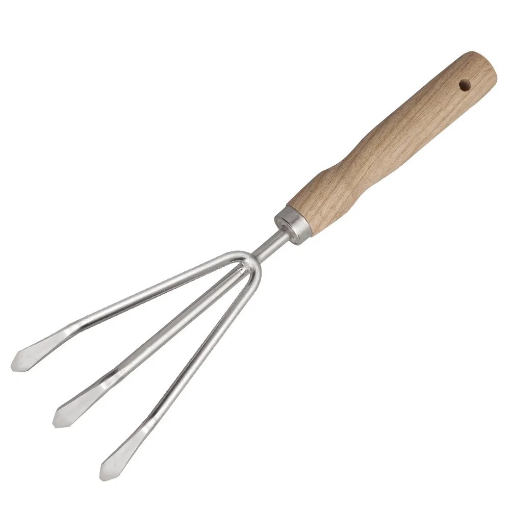 Garden Tool Set - 4 Pieces Heavy Duty Garden Hand Tools Kit with Wooden Handle