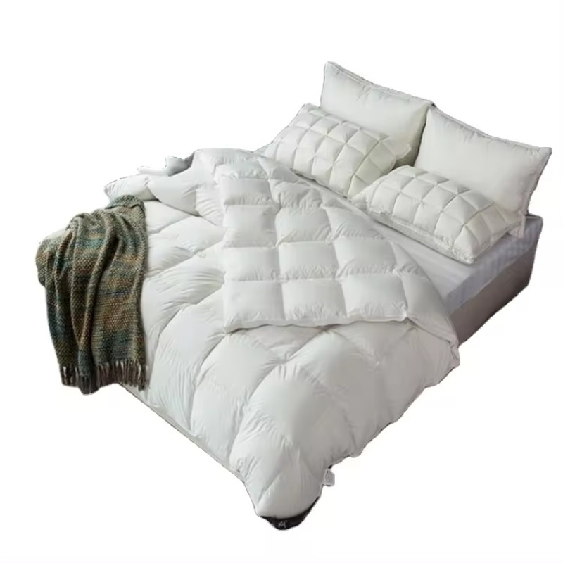 Factory Direct Self-Filling Semi-Finished Soft Silk Solid Single Stereo Quilt Bedding Set