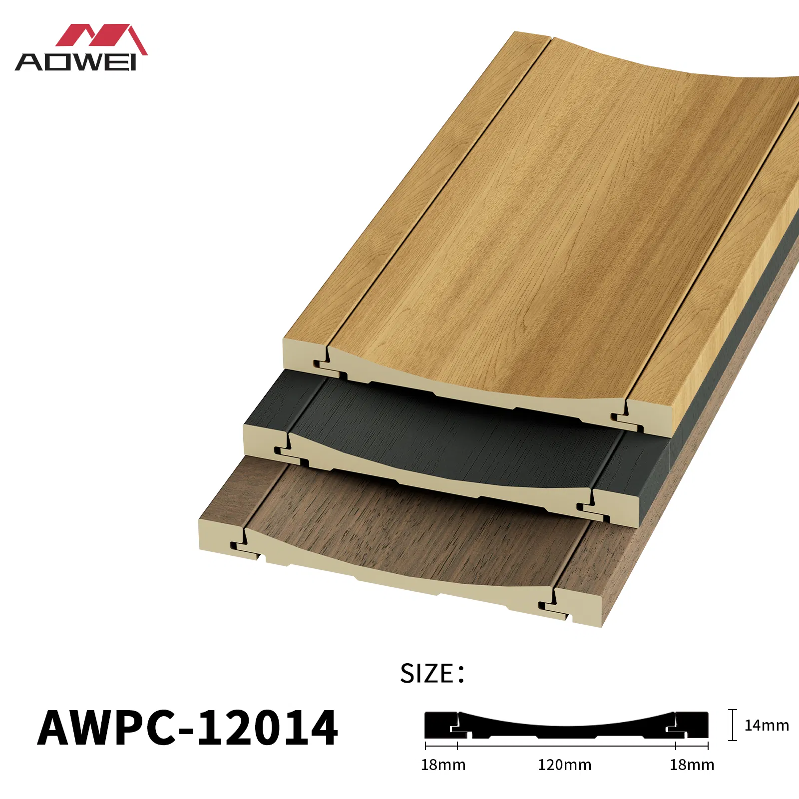 High-Performance WPC Wall Panel with Customized Thickness and Length