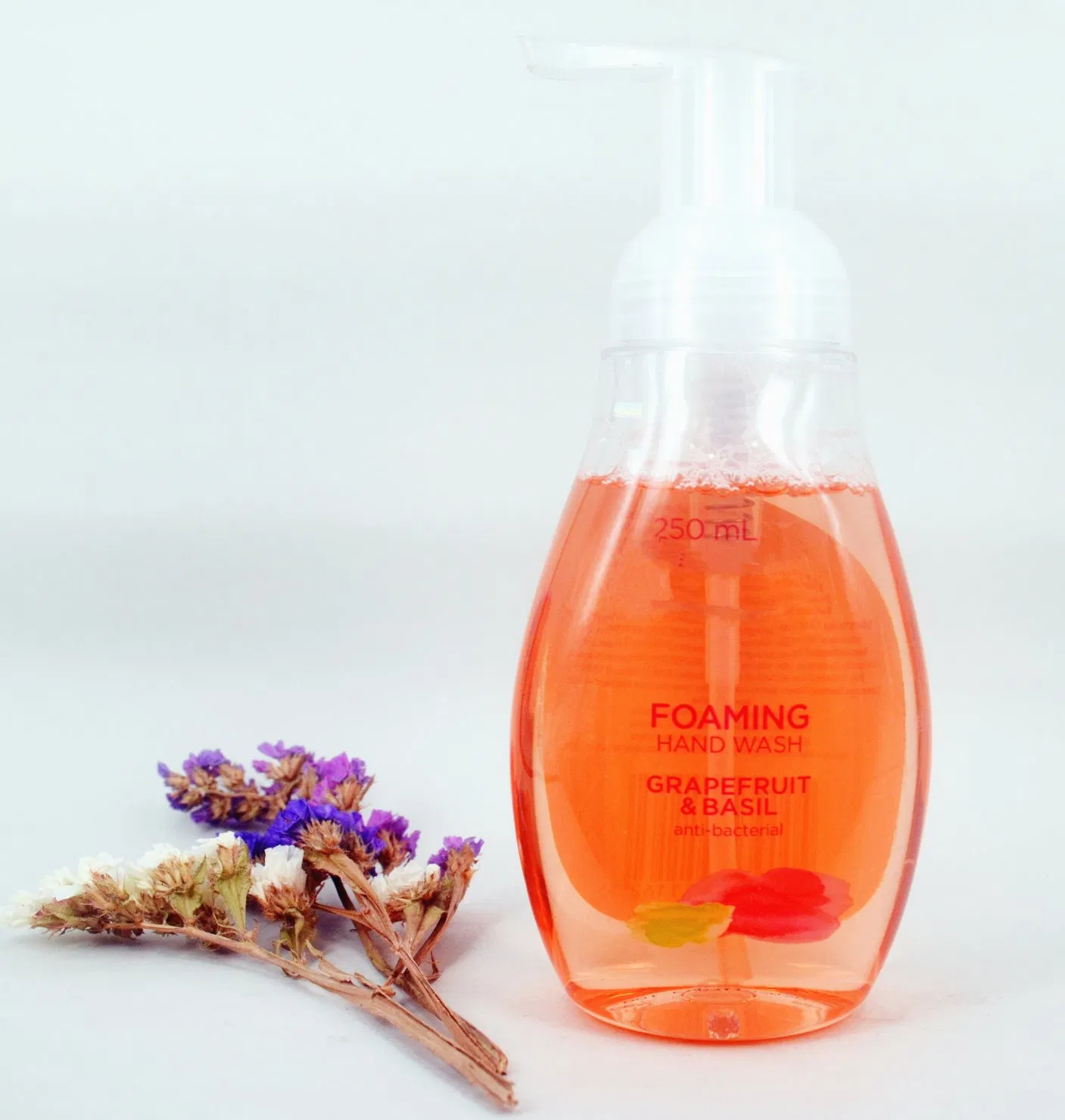 250ml Anti-Bacterial Foam Hand Soap Grapefruit & Basil