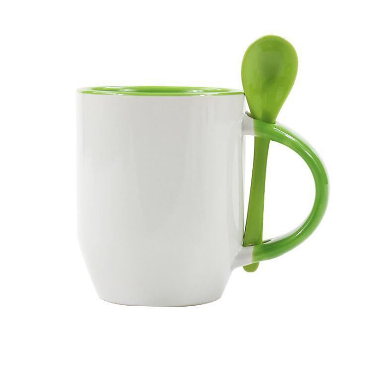 Кружка с ложечкой и печатью для промо-мероприятий