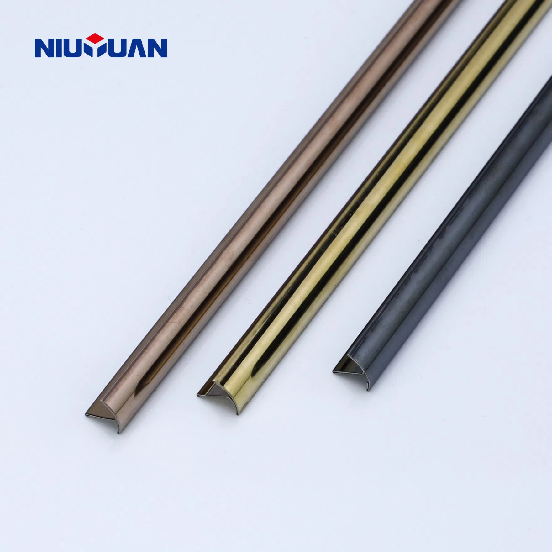Chrome Effect Brick-Tile-Accessories Tile Profiles Stainless Steel Tile Trim