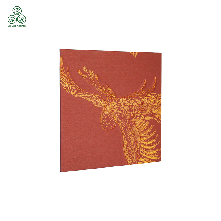 Hand Embroidery Accentuating Fine Patterns for Residential and Commercial Leather Texture Panels